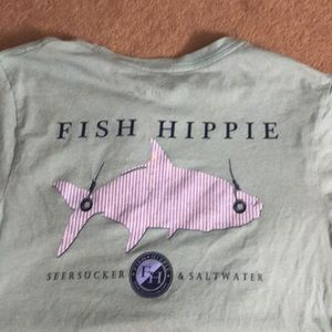 Fish hippie t shirt!